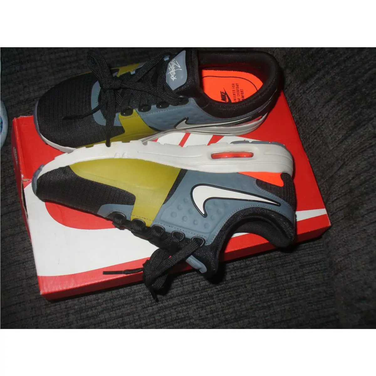 Nike shoes - Air Max Zero SI - Air Max Zero - 881173 001 - Black Light Bone Cool Grey 001 12