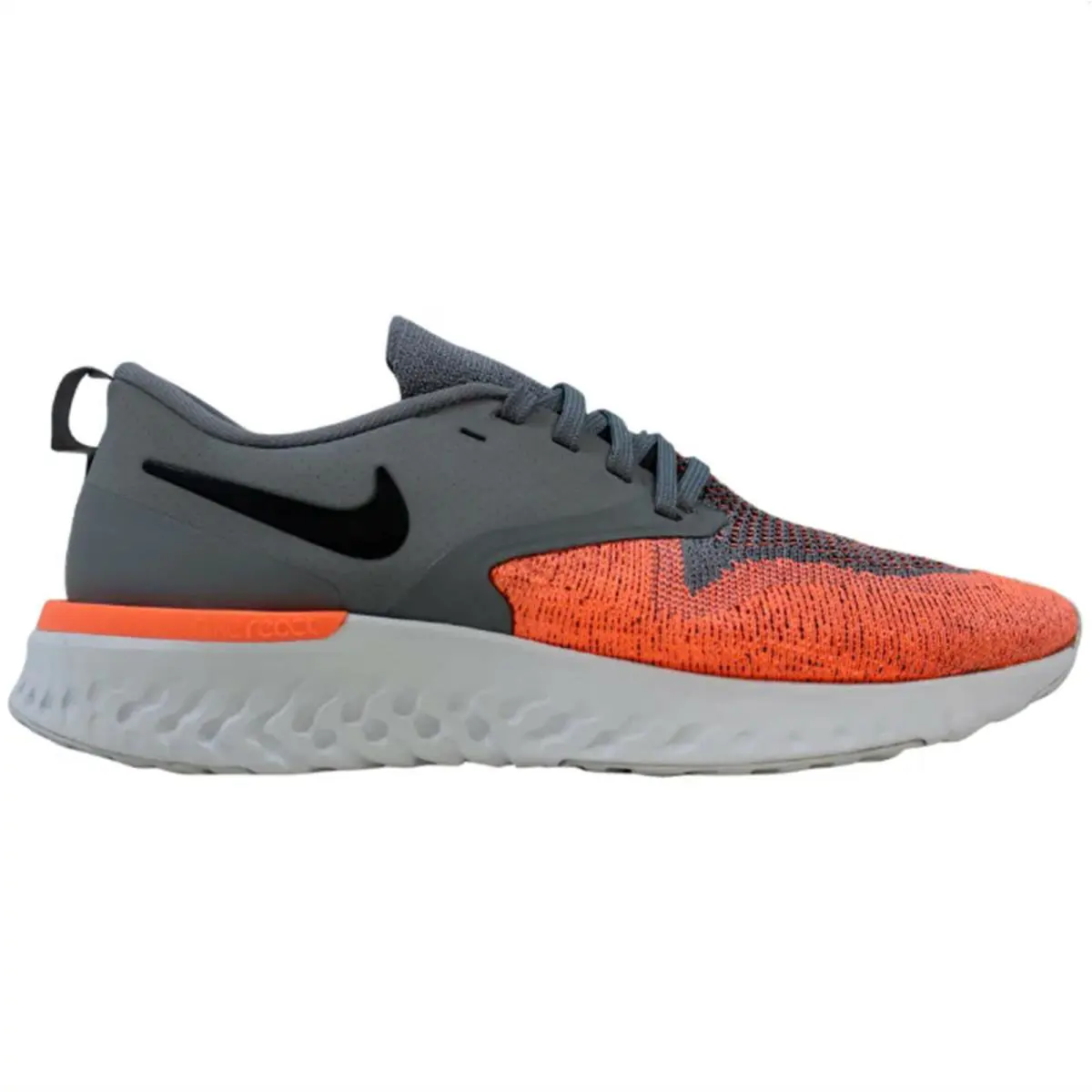Nike shoes - Nike Odyssey React Flyknit - Odyssey React Flyknit - COOL GREY / BLACK-BRIGHT MANGO 0