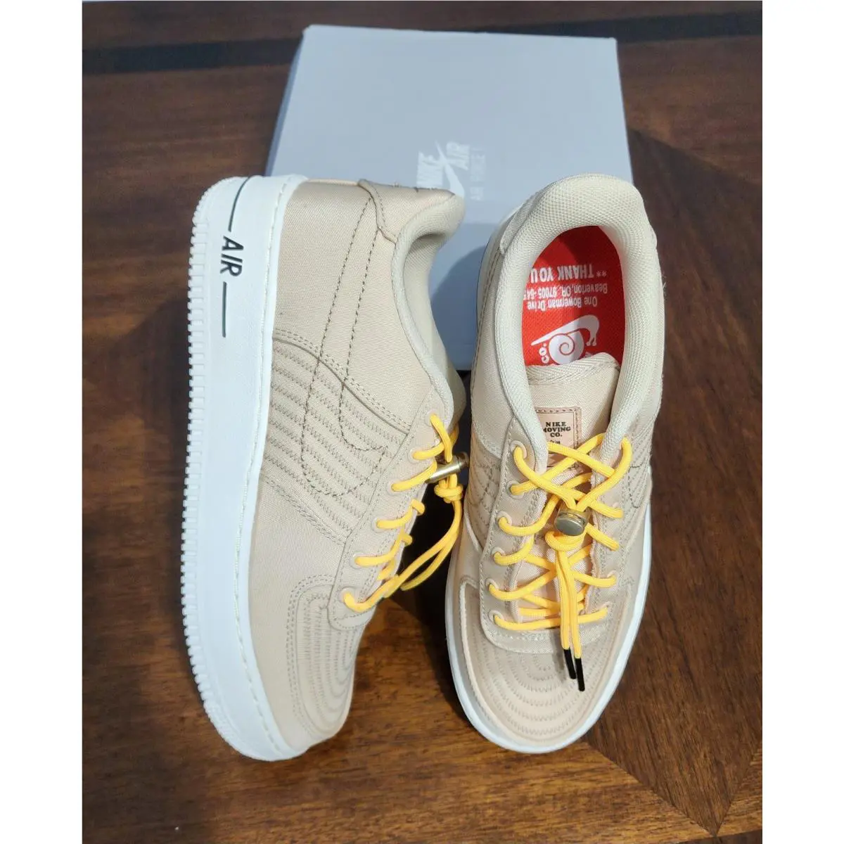 Nike shoes - Nike Air Force 1 - Air Force - DV1622-100 - Sanddrift/Citron Pulse-Sail 3