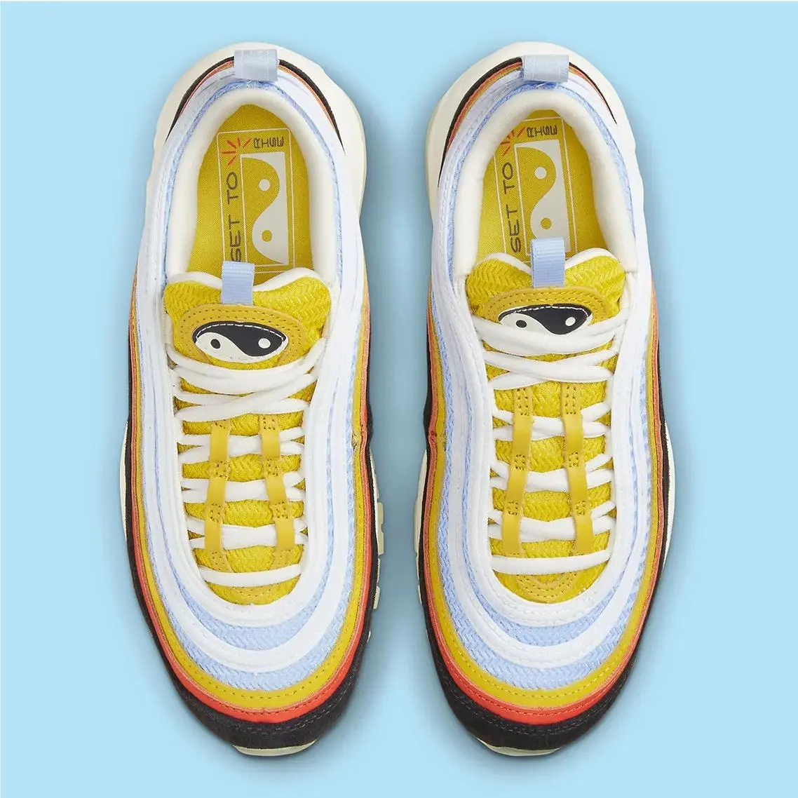 Nike shoes - Nike Air Max 97 - Air Max - Off Noir/Team Orange/Bright Citron/Light Marine 2