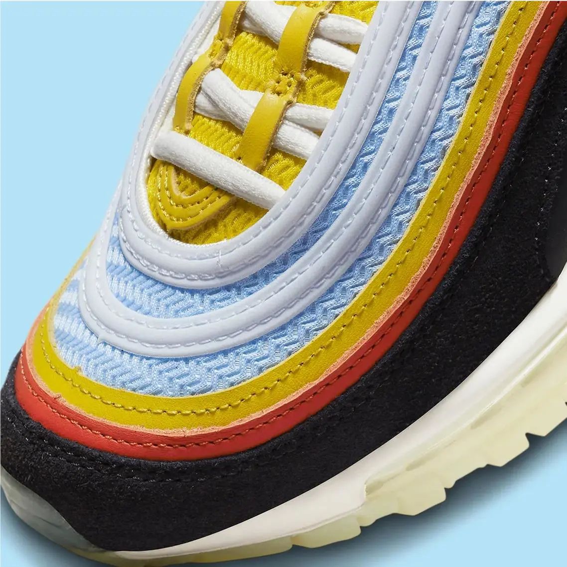 Nike shoes - Nike Air Max 97 - Air Max - Off Noir/Team Orange/Bright Citron/Light Marine 5