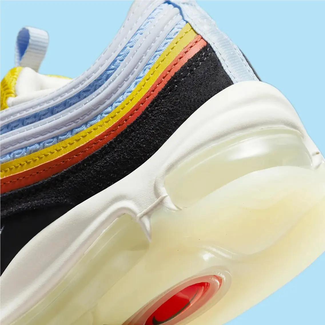 Nike shoes - Nike Air Max 97 - Air Max - Off Noir/Team Orange/Bright Citron/Light Marine 6