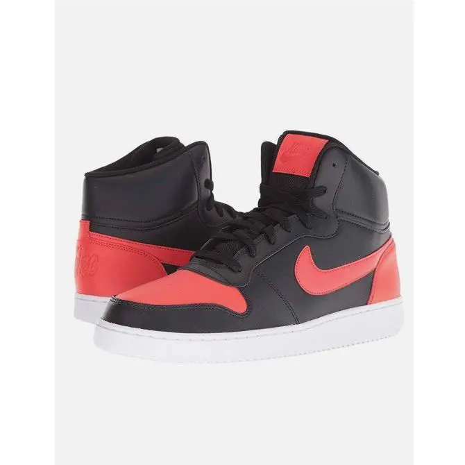 Nike shoes - Nike Ebernon Mid - Ebernon Mid - AQ1773-005 - Black/Habanero Red-White 6