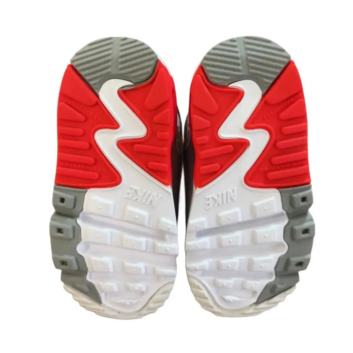 Nike shoes - Nike Air Max 90 LTR (TD) - 833416 024 - Wolf Grey/Bright Crimson-Black 1