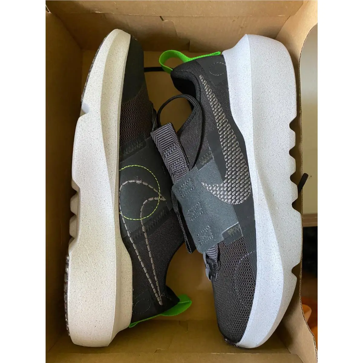 Nike shoes - Nike Crater Impact - Crater Impact - DB3551-001 - Black/Grey/Green 11