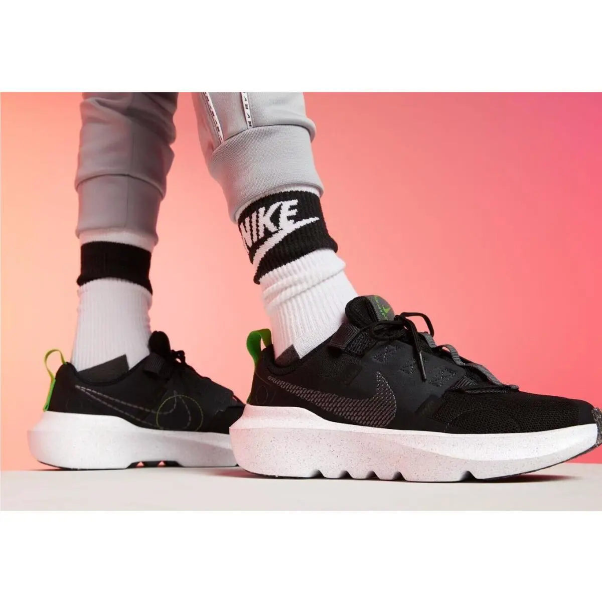 Nike shoes - Nike Crater Impact - Crater Impact - DB3551-001 - Black/Grey/Green 18