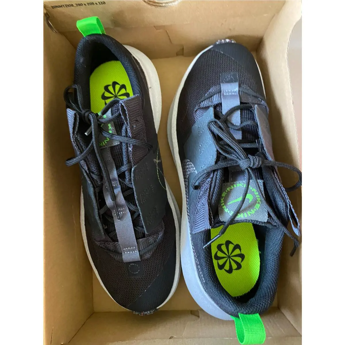 Nike shoes - Nike Crater Impact - Crater Impact - DB3551-001 - Black/Grey/Green 33