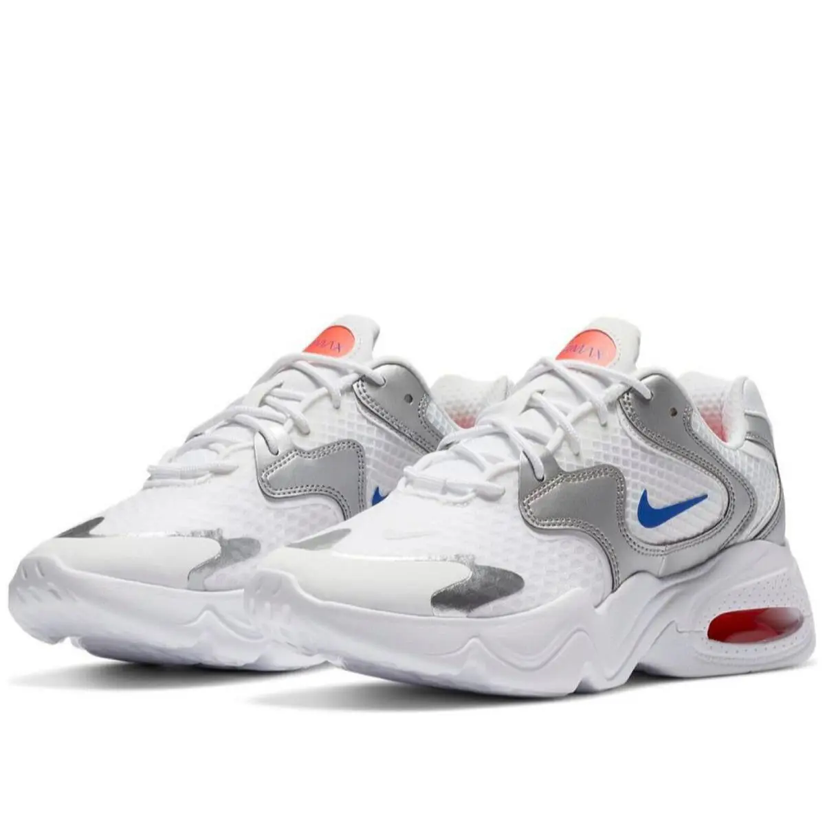 Nike shoes - Nike Air Max 2X - Air Max - CK2947-102 - White/Metallic Silver/Racer Blue 0