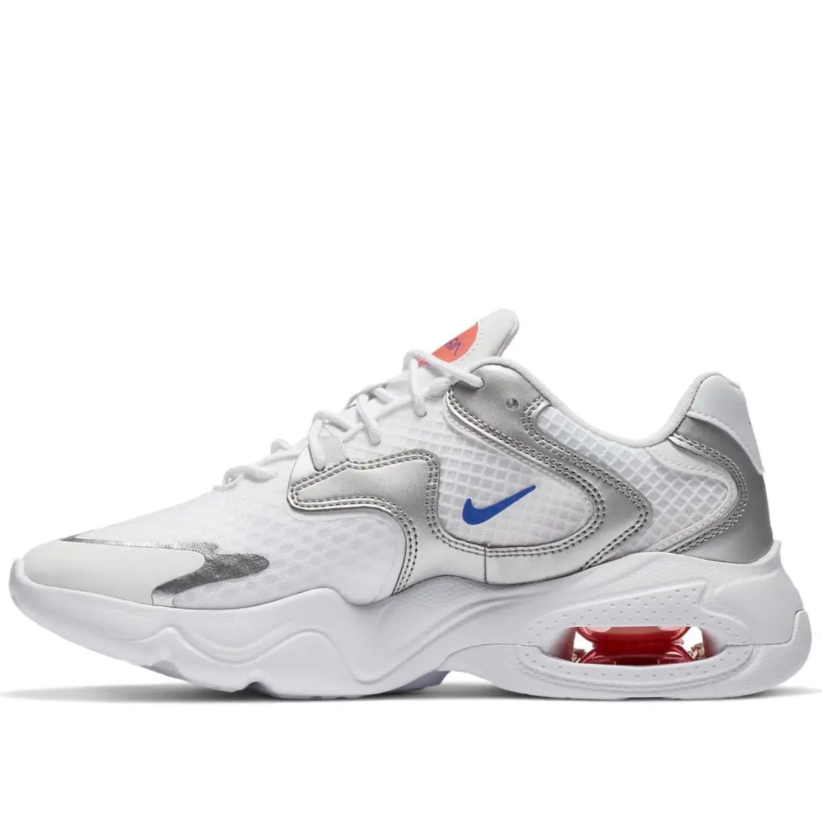Nike shoes - Nike Air Max 2X - Air Max - CK2947-102 - White/Metallic Silver/Racer Blue 9