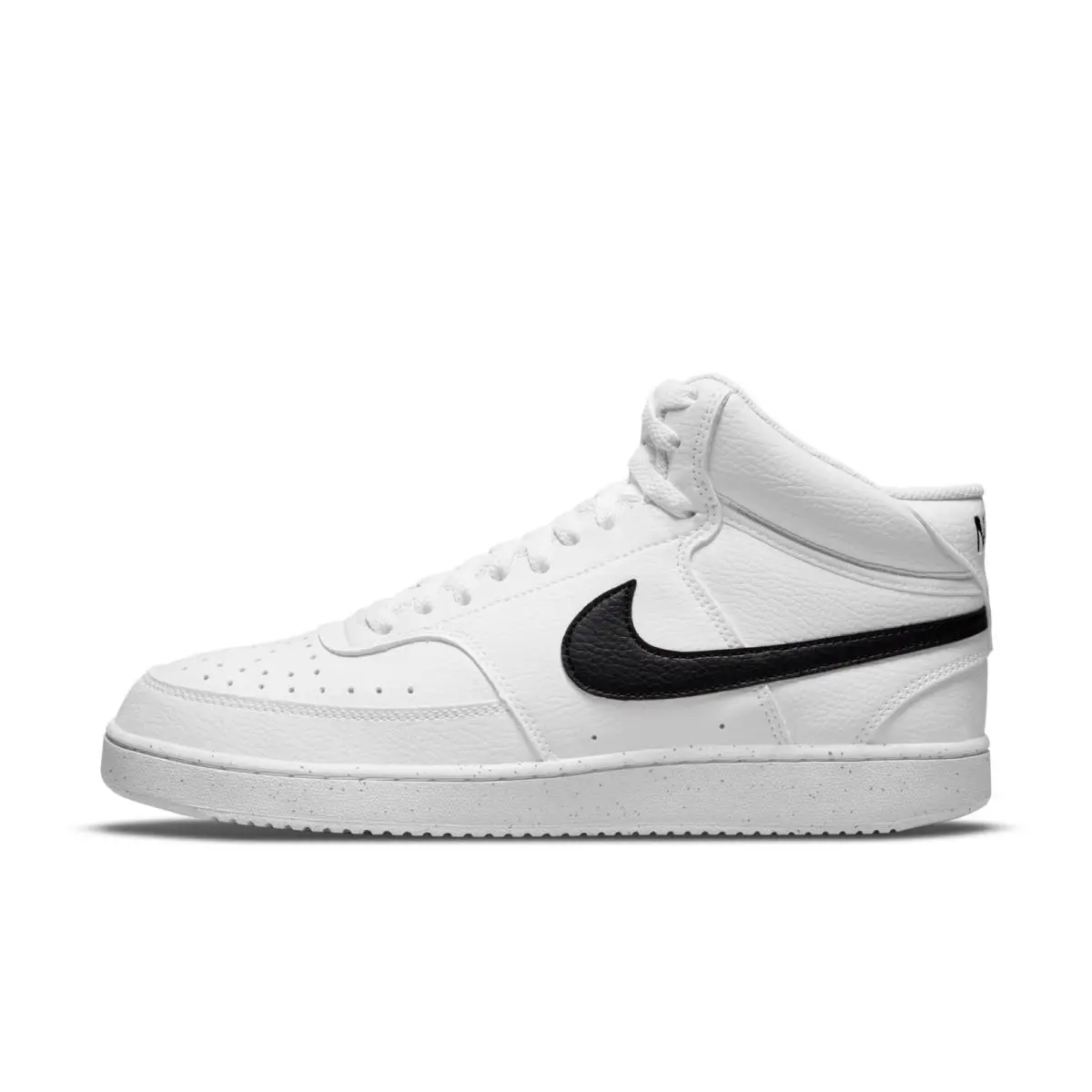 DN3577-101 Mens Nike Court Vision Mid NN - White/White/Black