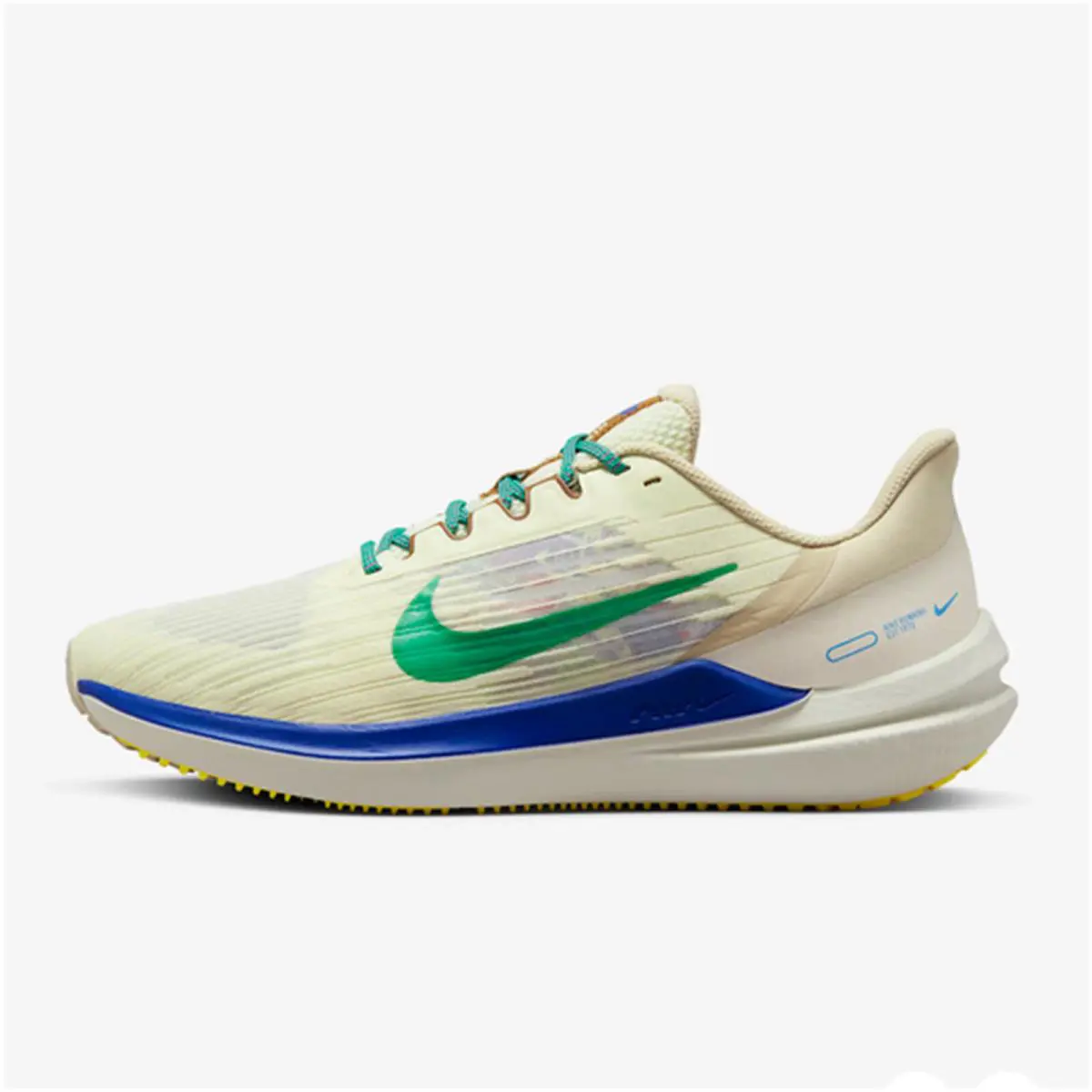 Nike shoes - Nike Air Winflo 9 PRM - DV8997-100 - Coconut Milk/Sand Drift/Racer Blue/Stadium Green 8