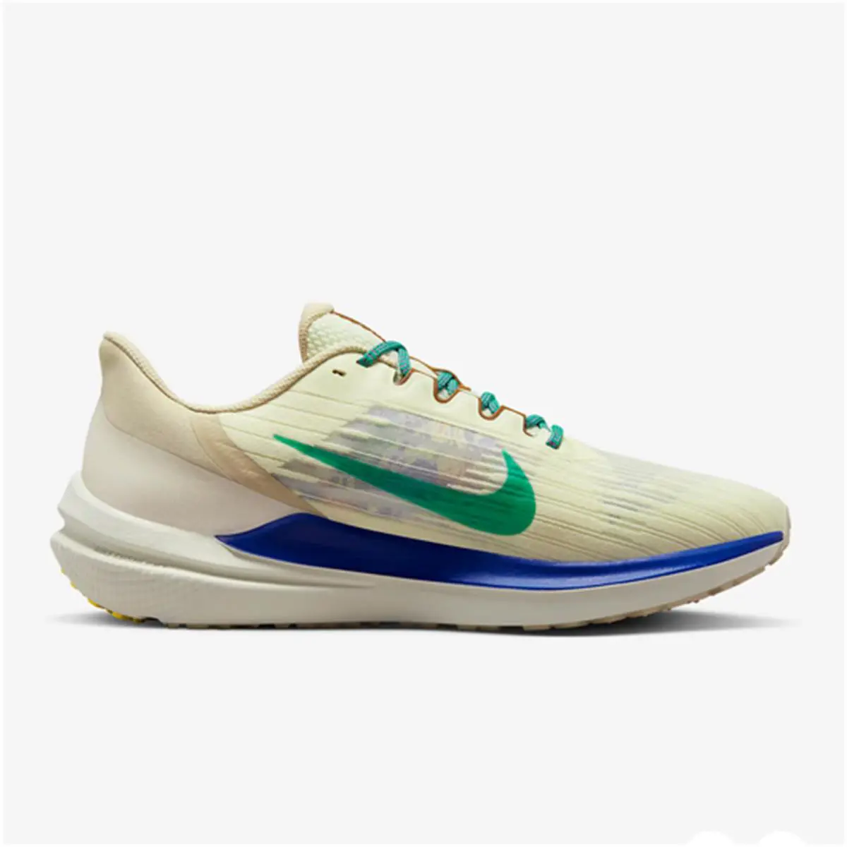 Nike shoes - Nike Air Winflo 9 PRM - DV8997-100 - Coconut Milk/Sand Drift/Racer Blue/Stadium Green 6