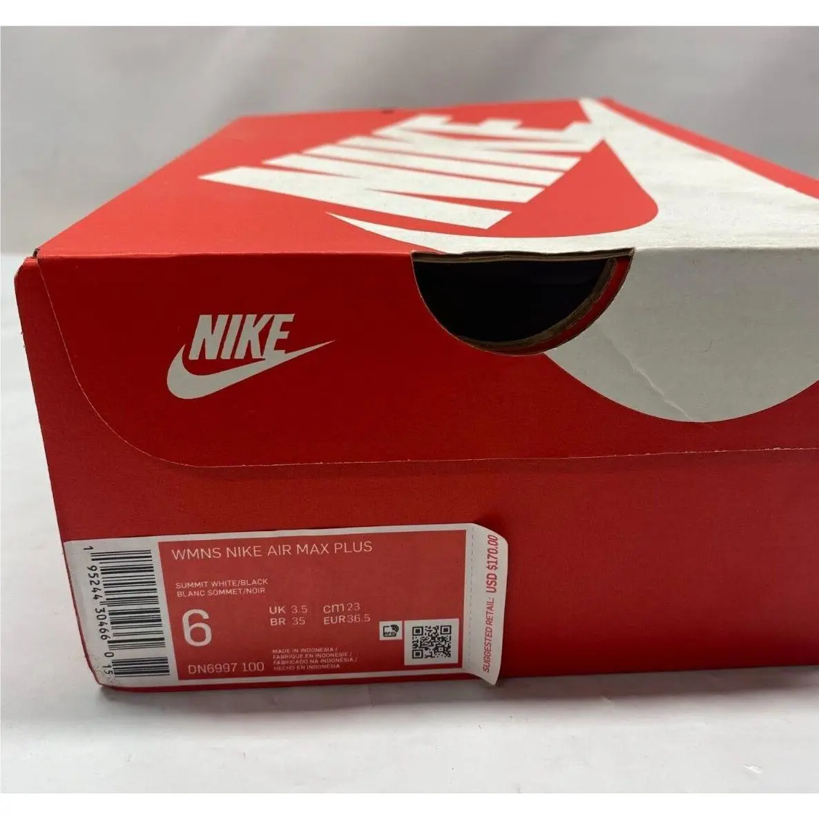 Nike shoes - Nike Air Max Plus - Air Max Plus - DN6997-100 - White/ Black/ Green 6