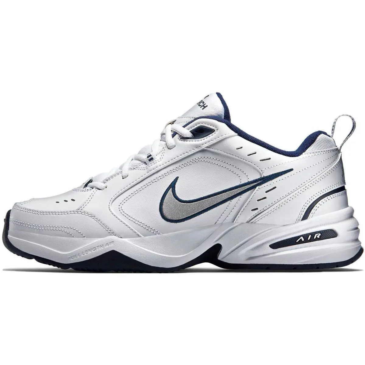 Nike shoes - Nike Air Monarch - Air Monarch - 415445-102 - White/Metallic Silver 3