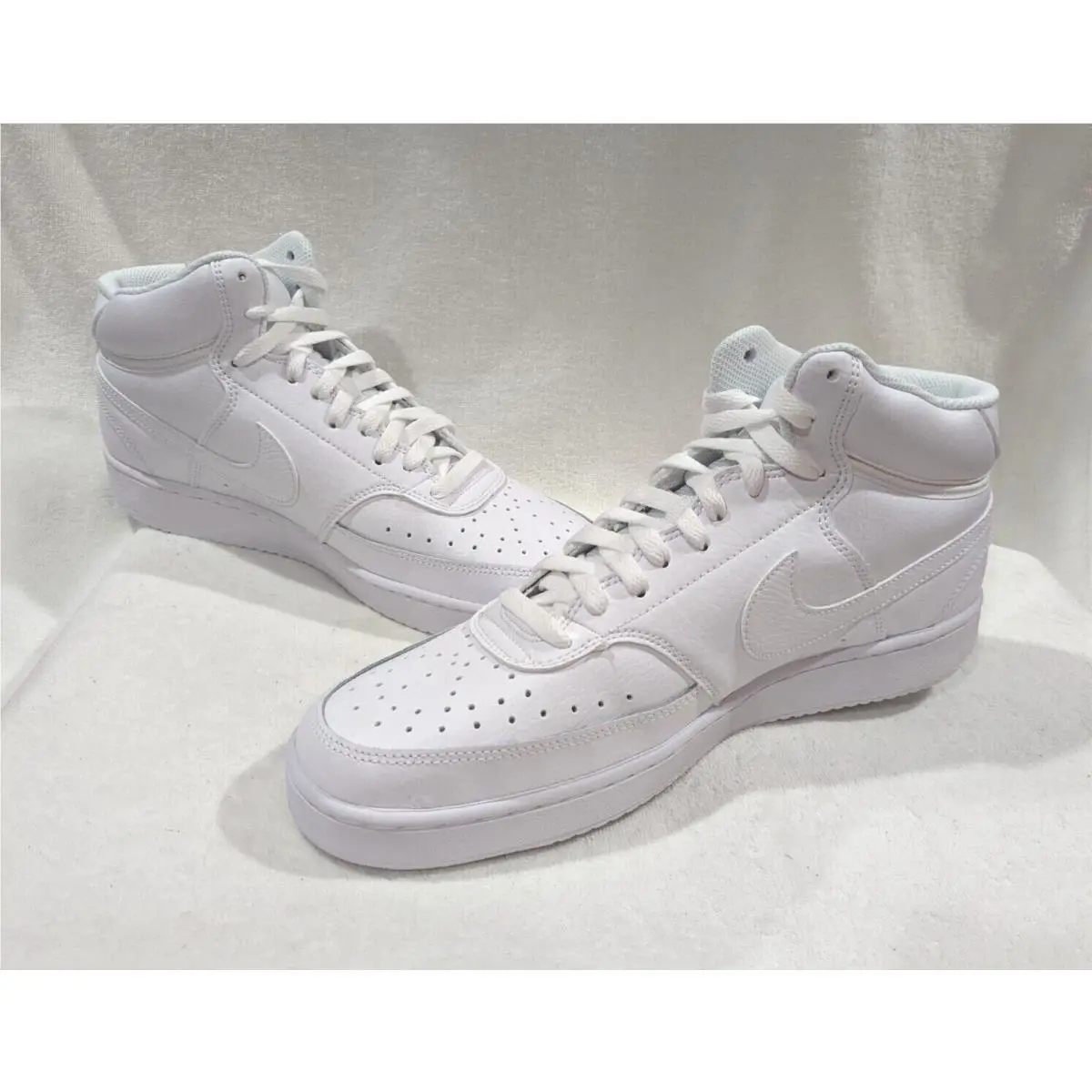 Nike shoes - Nike Court Vision Mid - Court Vision Mid - CD5466-100 - Triple White 6