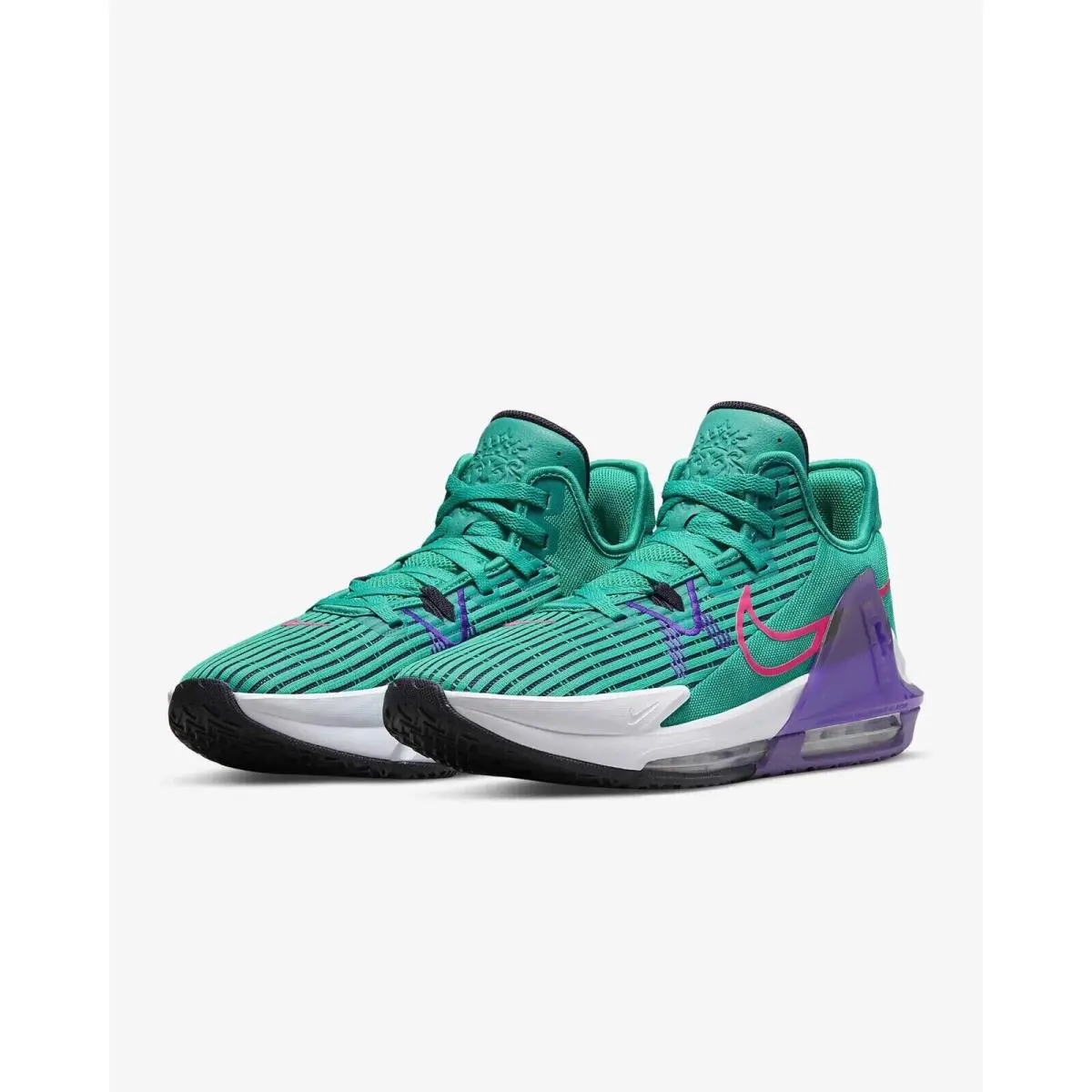 Nike shoes - Nike LeBron Witness - LeBron Witness - CZ4052-300 - CLEAR EMERALD HYPHER PINK 4