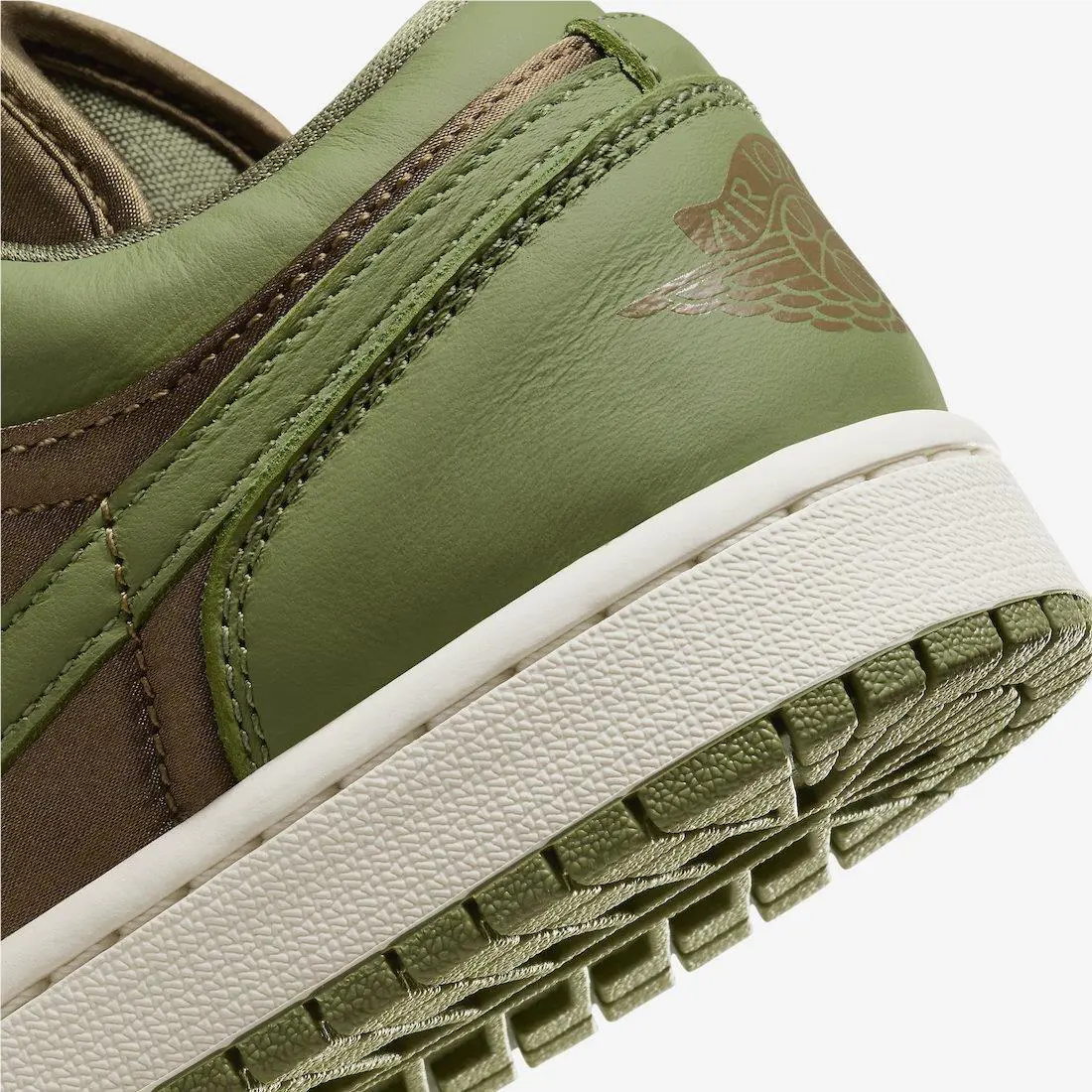 Nike shoes - Nike Womens Air Jordan 1 Low SE - FB9893 300 - Green 5