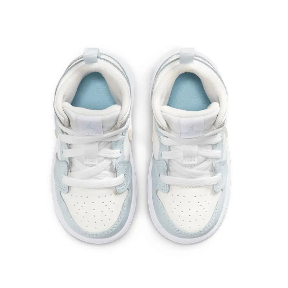 Nike shoes - Jordan 1 Mid - Mid - Blue Tint/Summit White/White/Ice Blue 4