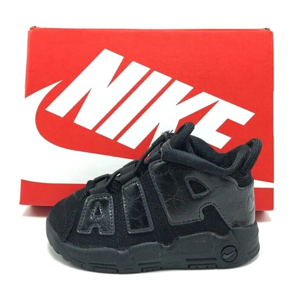 Toddlers Nike Air More Uptempo TD Black FZ9942 001 SZ 5.0C - 10.0C - Black