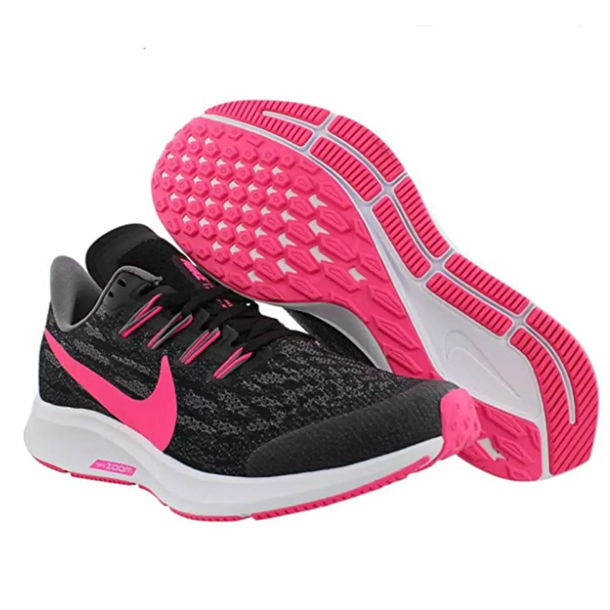 Nike shoes - Nike Air Zoom Pegasus 36 - BLACK/HYPER PINK-GUNSMOKE 1