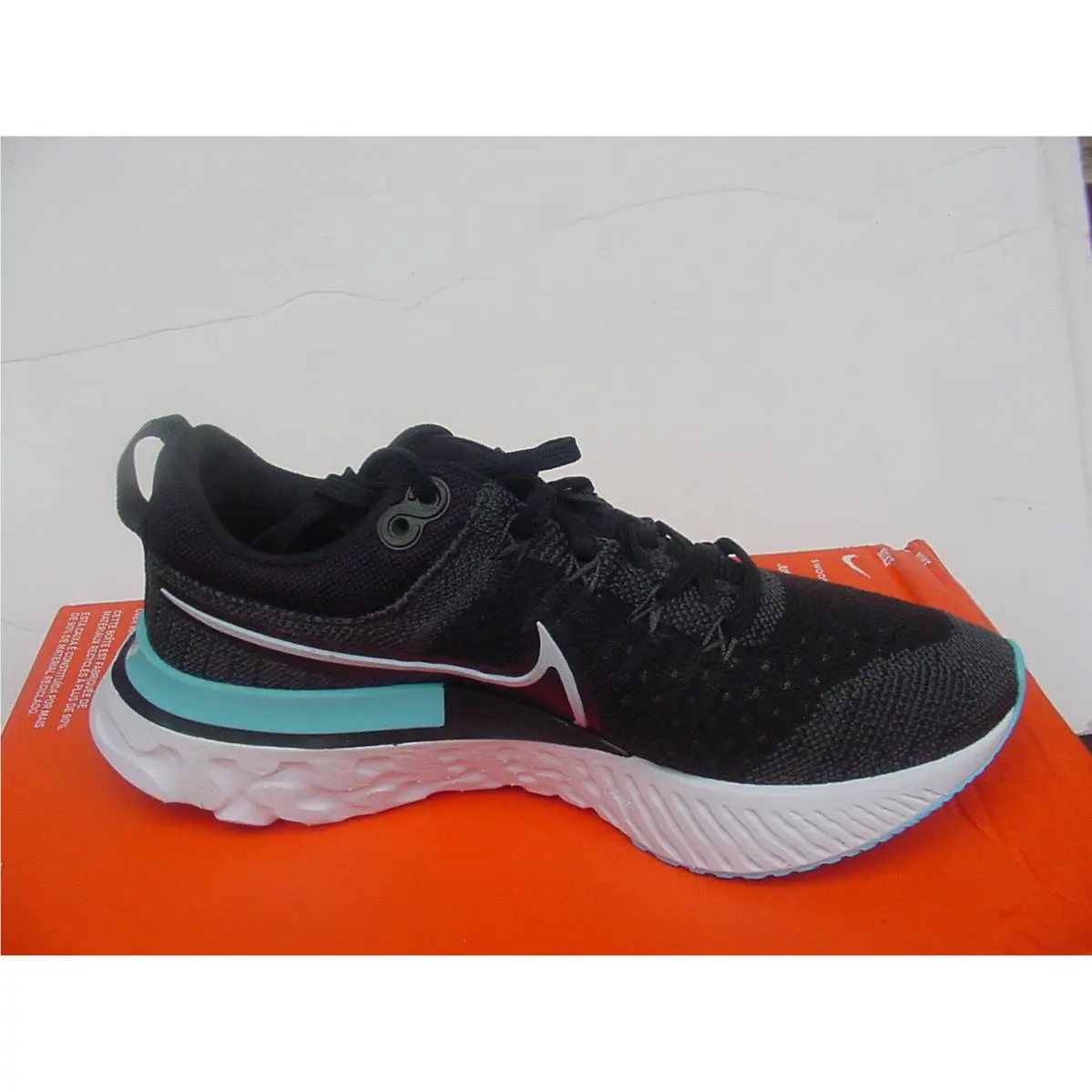 Nike shoes - Flyknit - Flyknit - CT2423-003 - Anthracite Ghost Black White Aqua Blue 0