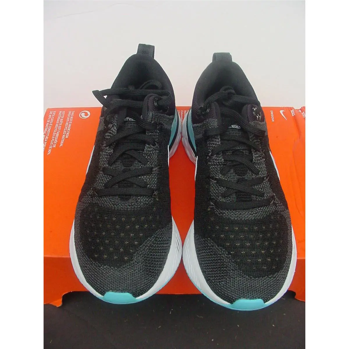 Nike shoes - Flyknit - Flyknit - CT2423-003 - Anthracite Ghost Black White Aqua Blue 1
