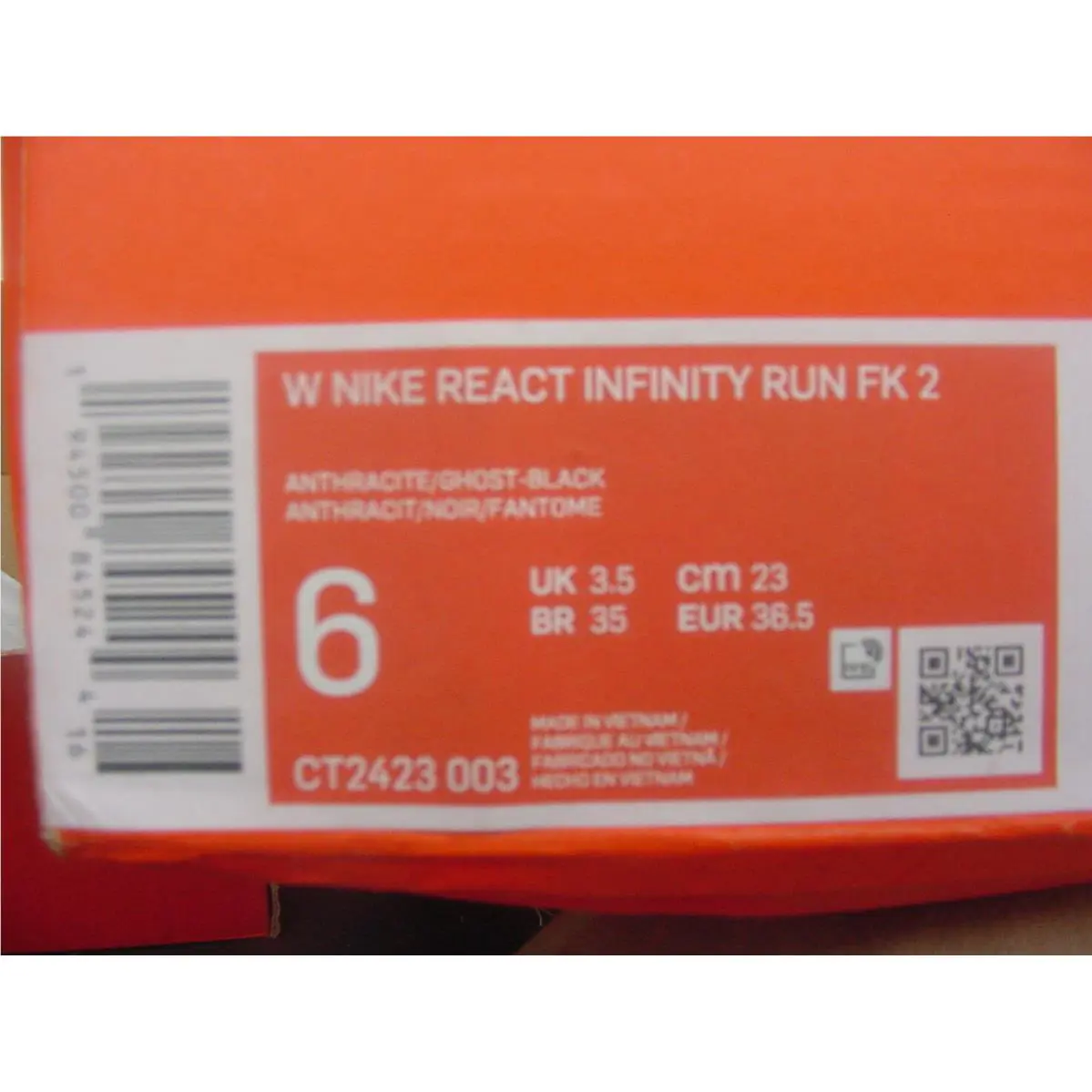 Nike shoes - Flyknit - Flyknit - CT2423-003 - Anthracite Ghost Black White Aqua Blue 4