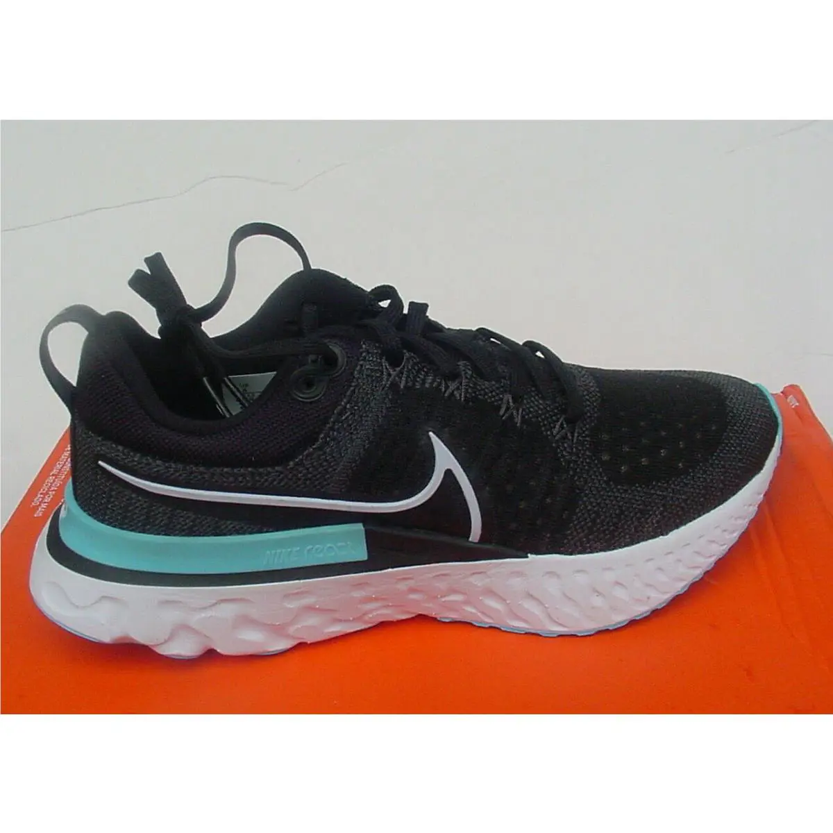 Nike shoes - Flyknit - Flyknit - CT2423-003 - Anthracite Ghost Black White Aqua Blue 11