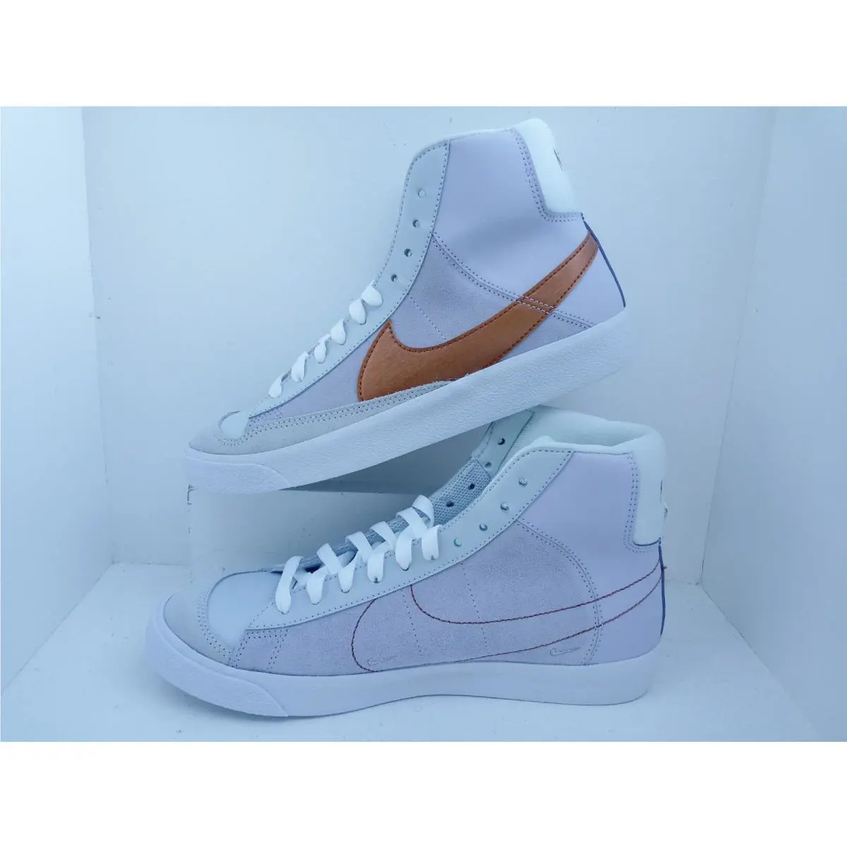 Nike shoes - NIKE BLAZER MID `77 (GS) - DQ6084-500 - BARELY PURPLE/METALLIC COPPER 8