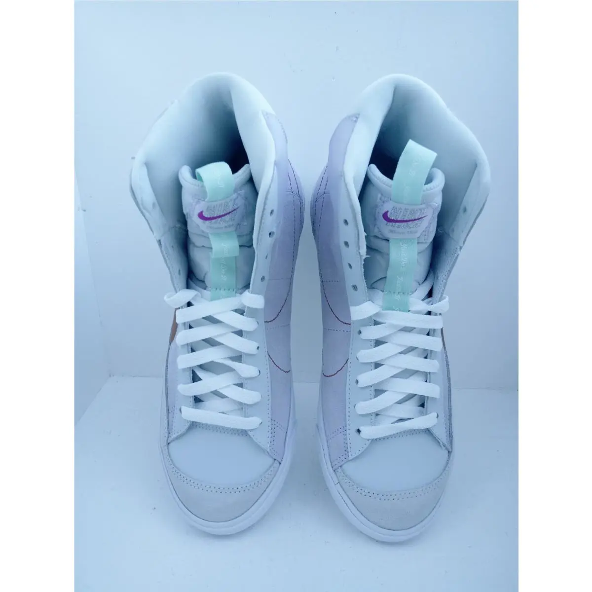 Nike shoes - NIKE BLAZER MID `77 (GS) - DQ6084-500 - BARELY PURPLE/METALLIC COPPER 12