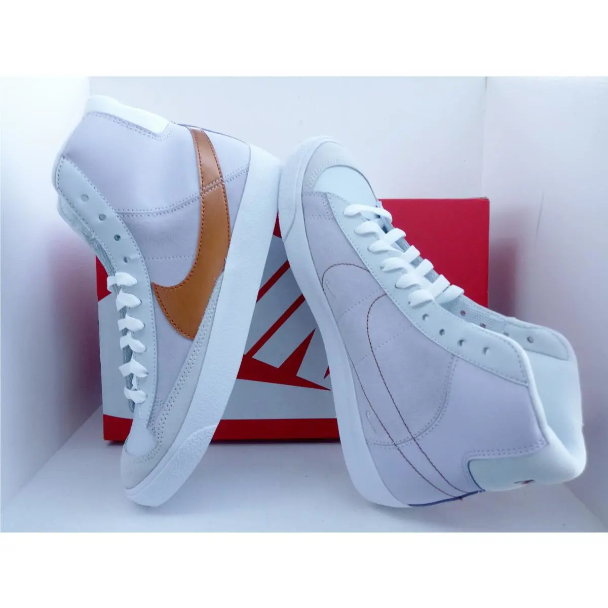 Nike shoes - NIKE BLAZER MID `77 (GS) - DQ6084-500 - BARELY PURPLE/METALLIC COPPER 4