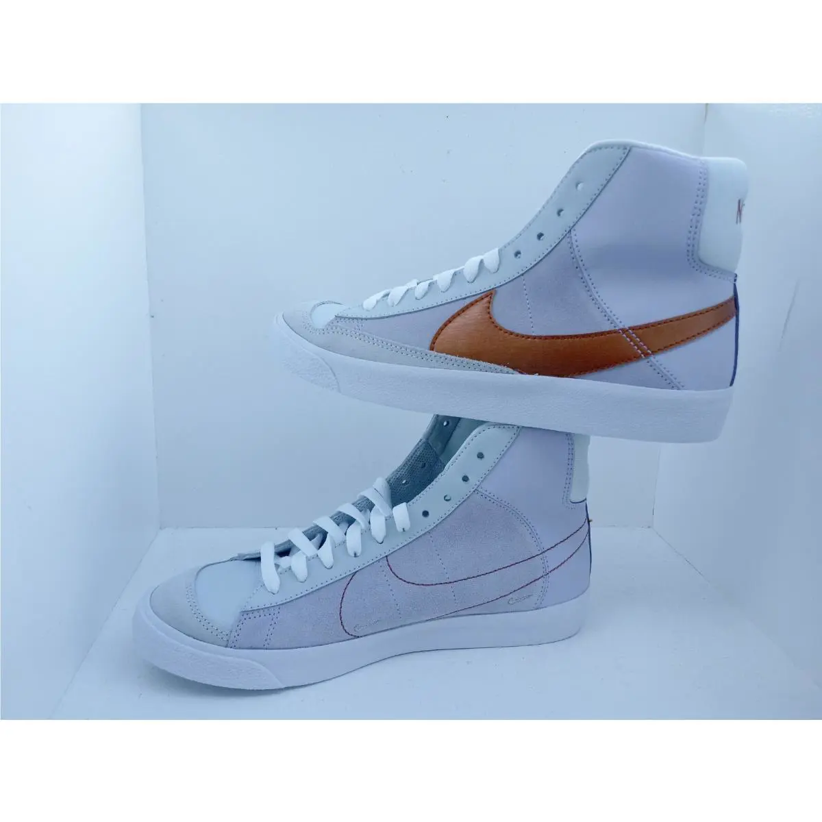 Nike shoes - NIKE BLAZER MID `77 (GS) - DQ6084-500 - BARELY PURPLE/METALLIC COPPER 5