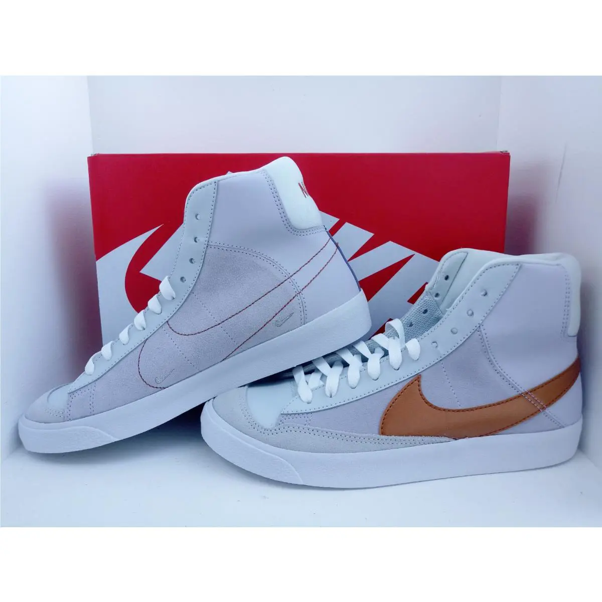 Nike shoes - NIKE BLAZER MID `77 (GS) - DQ6084-500 - BARELY PURPLE/METALLIC COPPER 13