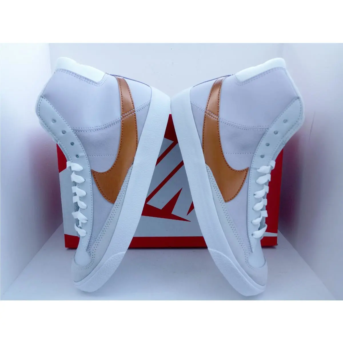 Nike shoes - NIKE BLAZER MID `77 (GS) - DQ6084-500 - BARELY PURPLE/METALLIC COPPER 17