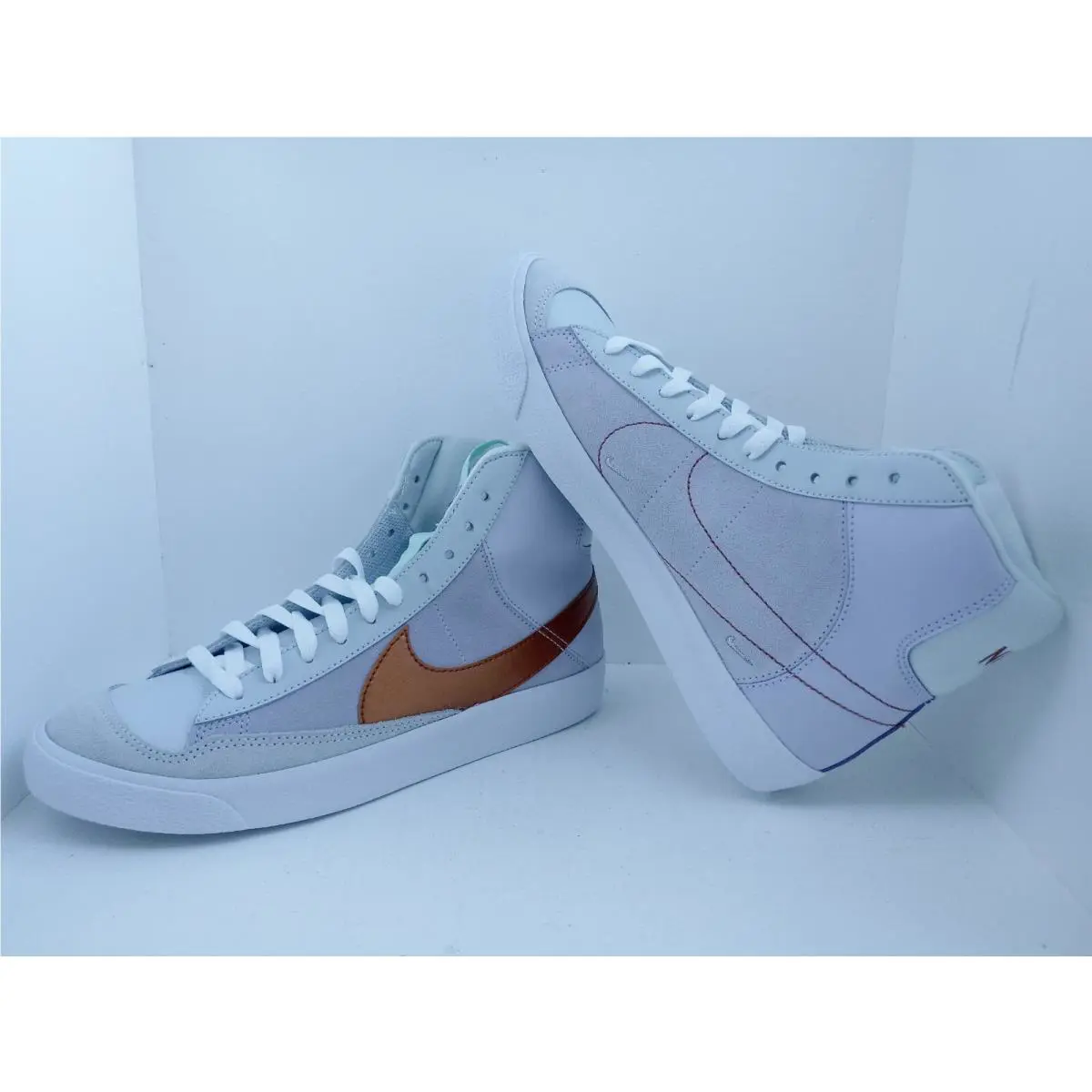 Nike shoes - NIKE BLAZER MID `77 (GS) - DQ6084-500 - BARELY PURPLE/METALLIC COPPER 21