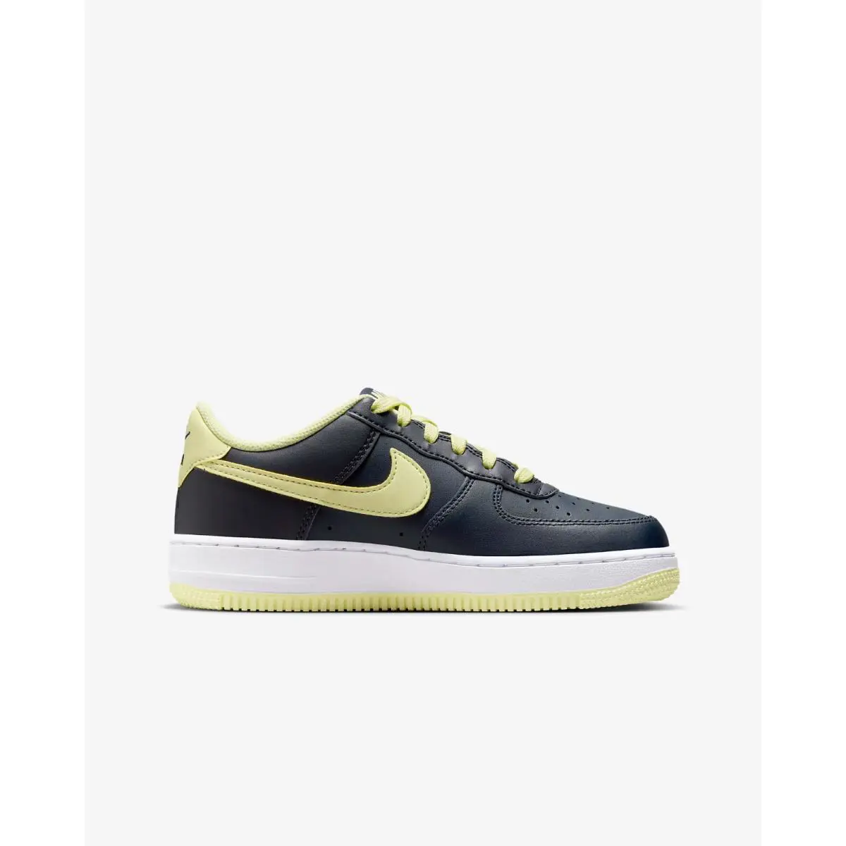 Nike shoes - Nike Air Force 1 GS - Dark Obsidian/White/Luminous Green 1