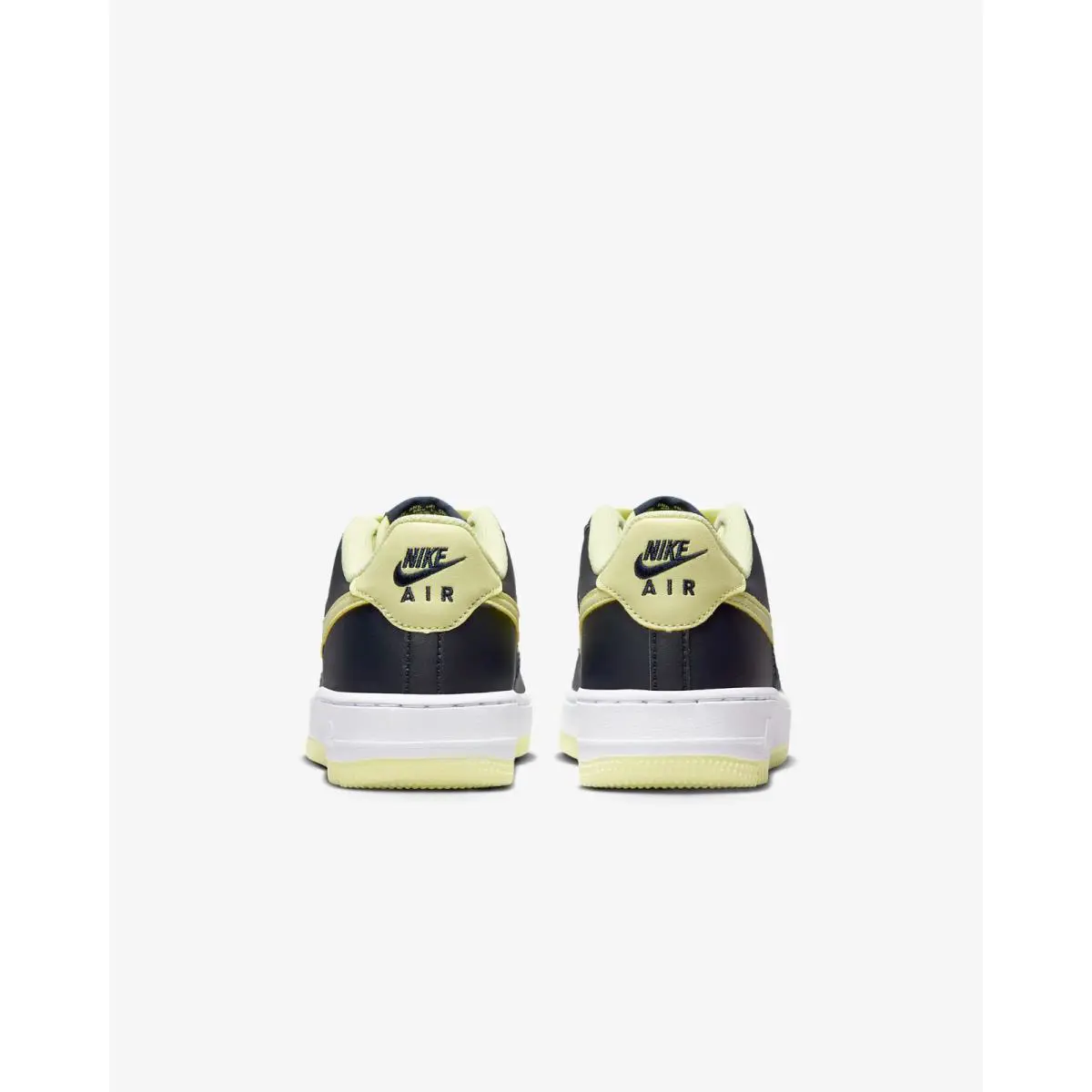 Nike shoes - Nike Air Force 1 GS - Dark Obsidian/White/Luminous Green 4