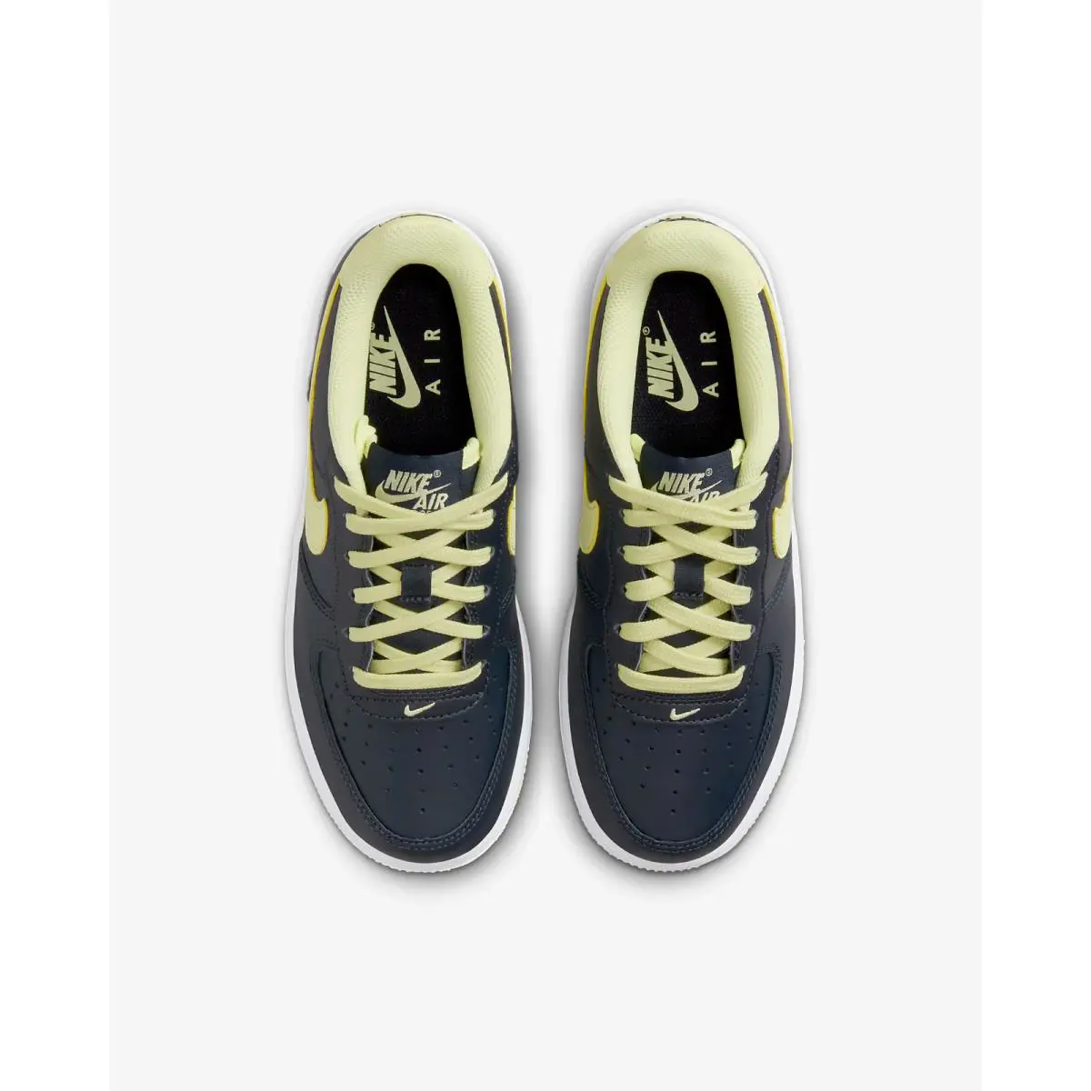 Nike shoes - Nike Air Force 1 GS - Dark Obsidian/White/Luminous Green 11