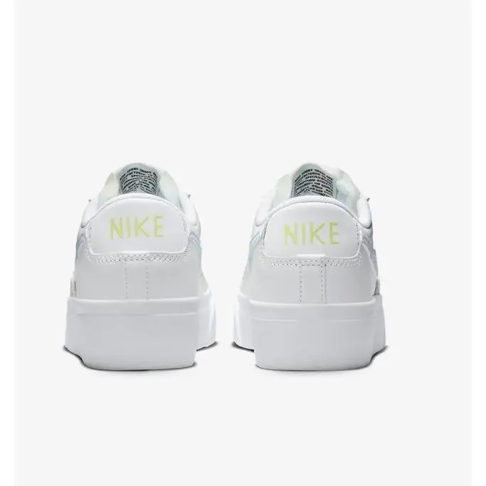 Nike shoes - Nike Blazer Low Platform - Blazer Low Platform - DJ0292-112 - White/Blue Tint Light Lemon 3