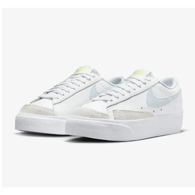 Nike shoes - Nike Blazer Low Platform - Blazer Low Platform - DJ0292-112 - White/Blue Tint Light Lemon 7
