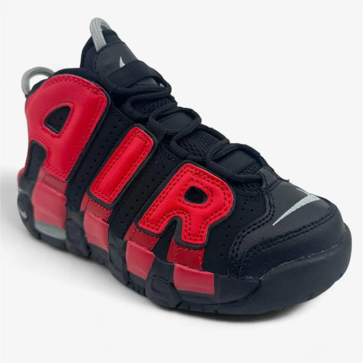 Nike shoes - Nike Air More Uptempo - Air More Uptempo - DM0019 001 - Black, Manufacturer: Black University Red 8