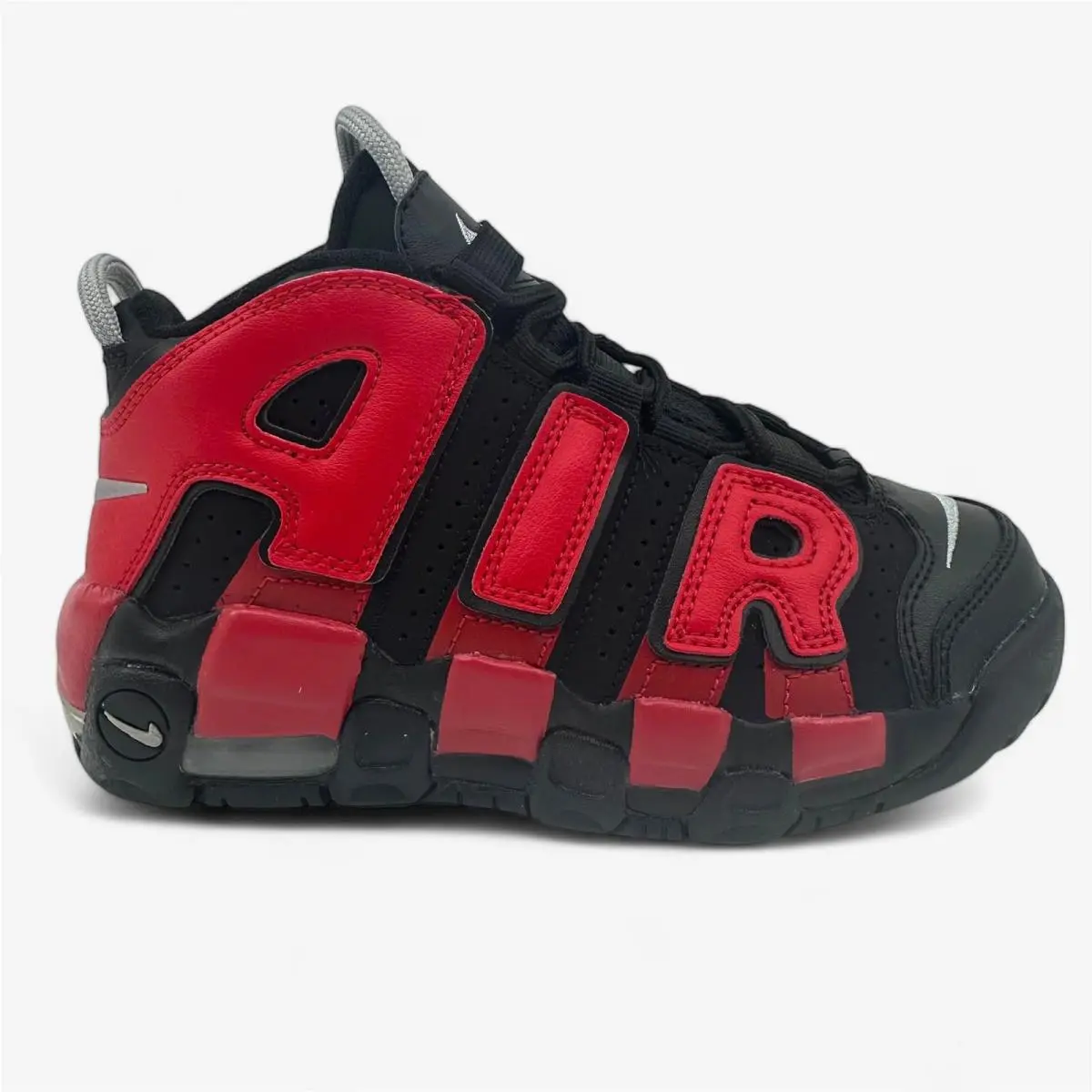 Nike shoes - Nike Air More Uptempo - Air More Uptempo - DM0019 001 - Black, Manufacturer: Black University Red 7