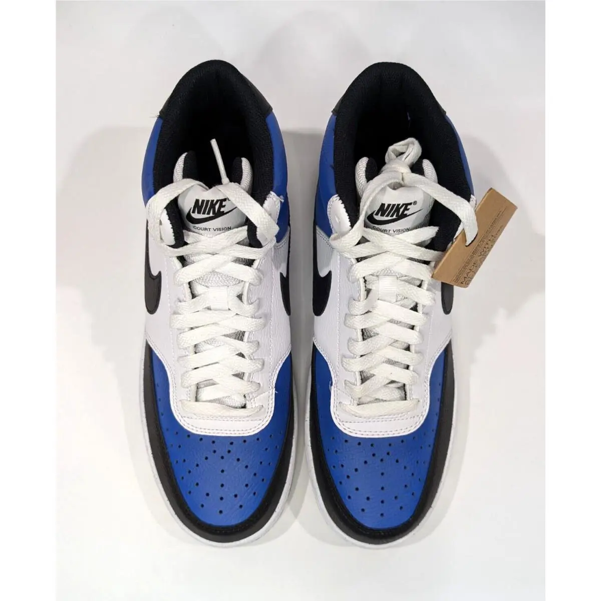 Nike shoes - Nike Court Vision Mid - Court Vision Mid - FQ8740-480 - Game Royal/Black/White 0