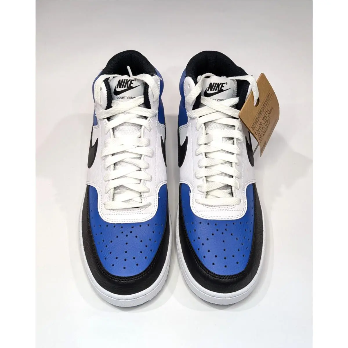 Nike shoes - Nike Court Vision Mid - Court Vision Mid - FQ8740-480 - Game Royal/Black/White 1