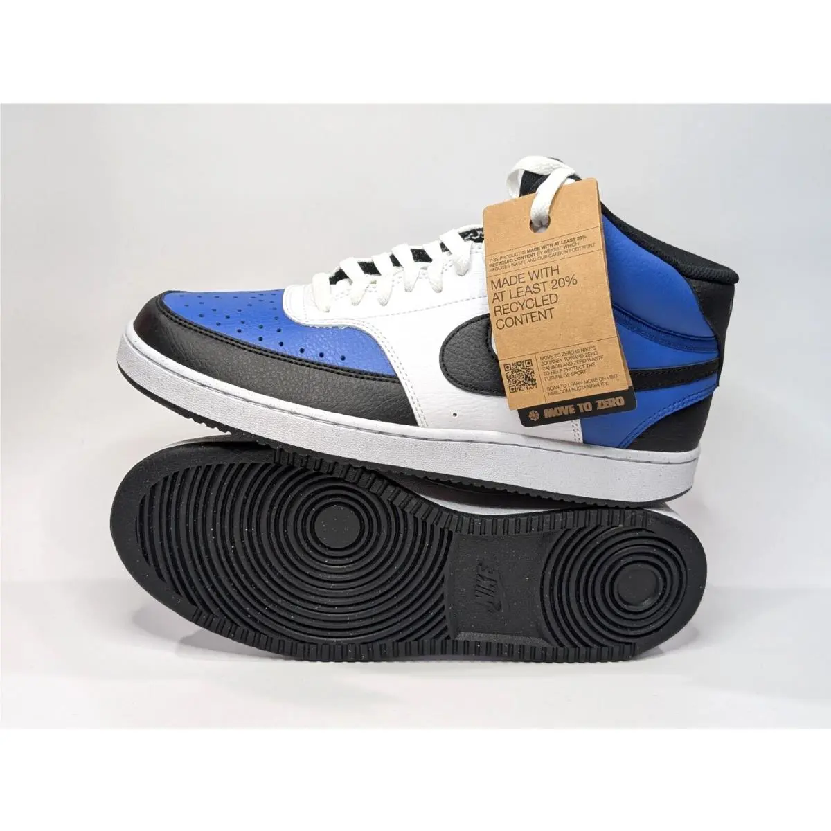 Nike shoes - Nike Court Vision Mid - Court Vision Mid - FQ8740-480 - Game Royal/Black/White 2