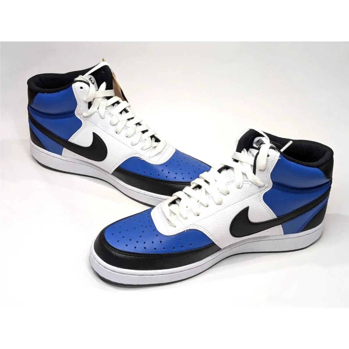 Nike shoes - Nike Court Vision Mid - Court Vision Mid - FQ8740-480 - Game Royal/Black/White 8