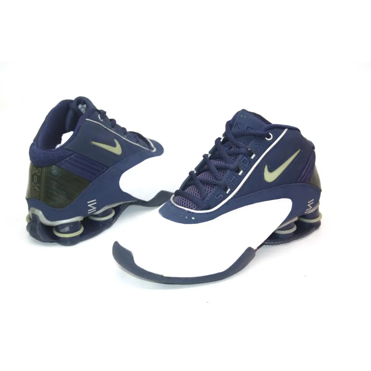Nike shoes - NIKE SHOX STATUS - SHOX STATUS - MIDNIGHT NAVY/METALLIC SILVER 2
