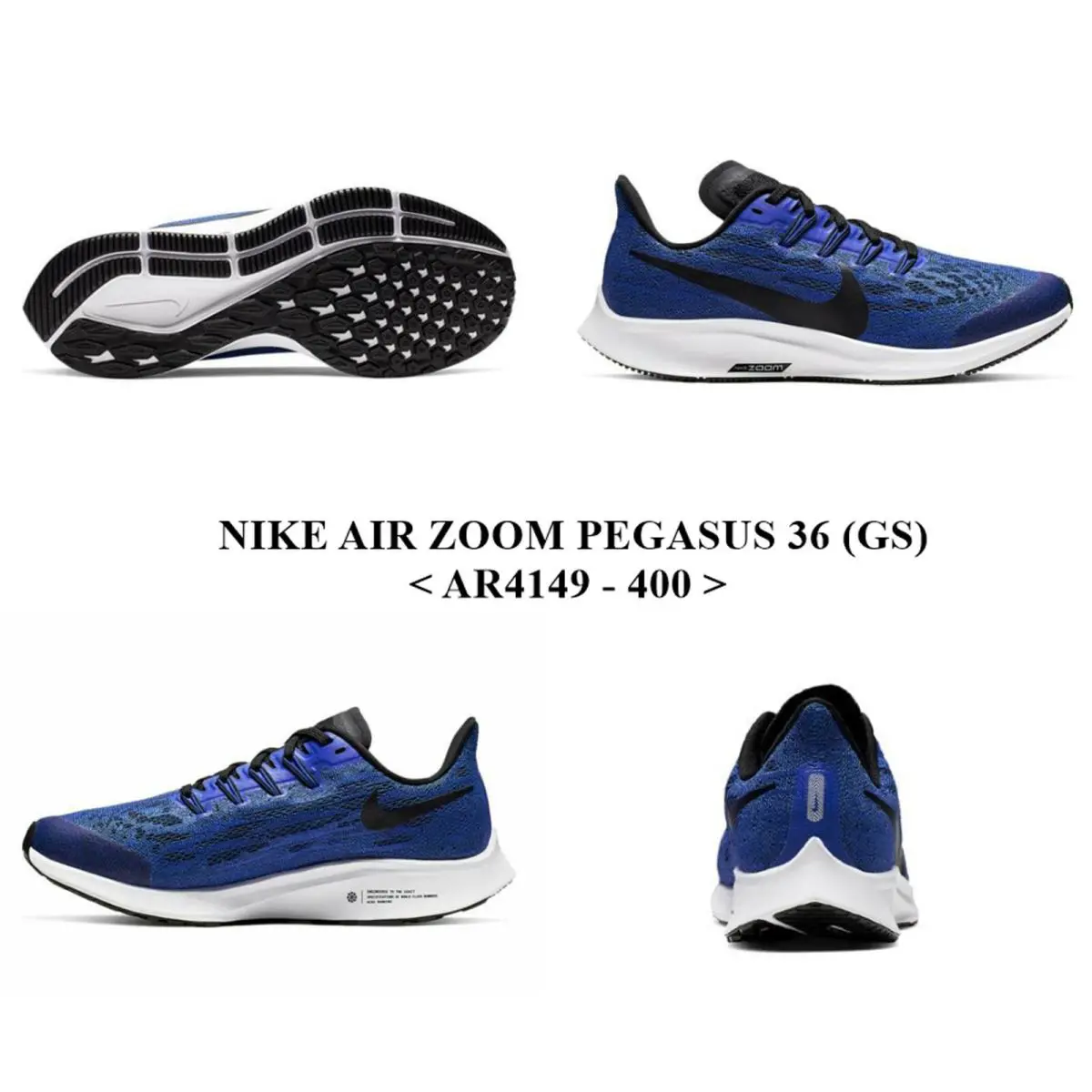 Nike shoes - Nike Air Zoom Pegasus - Air Zoom Pegasus - RACER BLUE/BLACK-WHITE 9