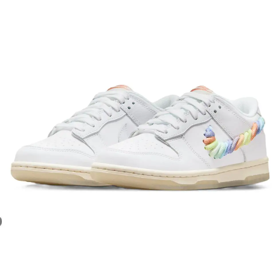 Nike shoes - Rainbow Lace Swoosh/White 6