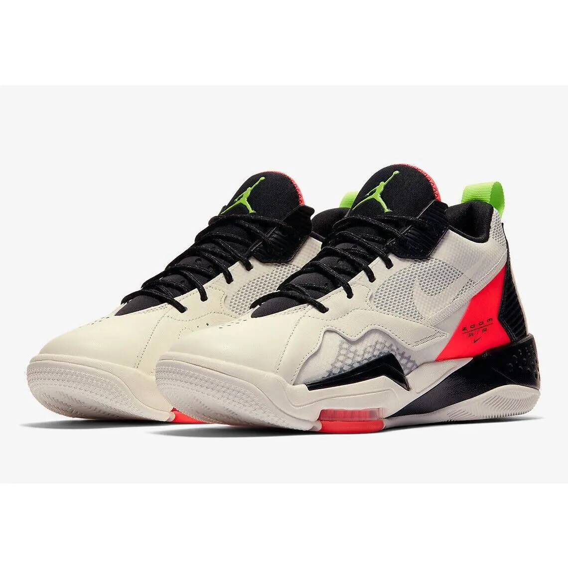 Nike shoes - Air Jordan Zoom `92 - Air Zoom - CK9183-100 - Sail/Black/Flash Crimson/Electric Green 5